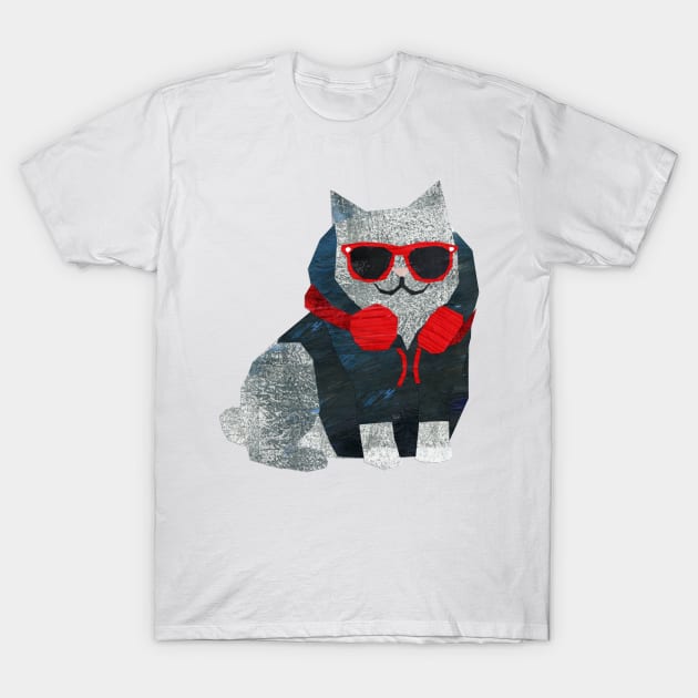 cool cat T-Shirt by Babban Gaelg